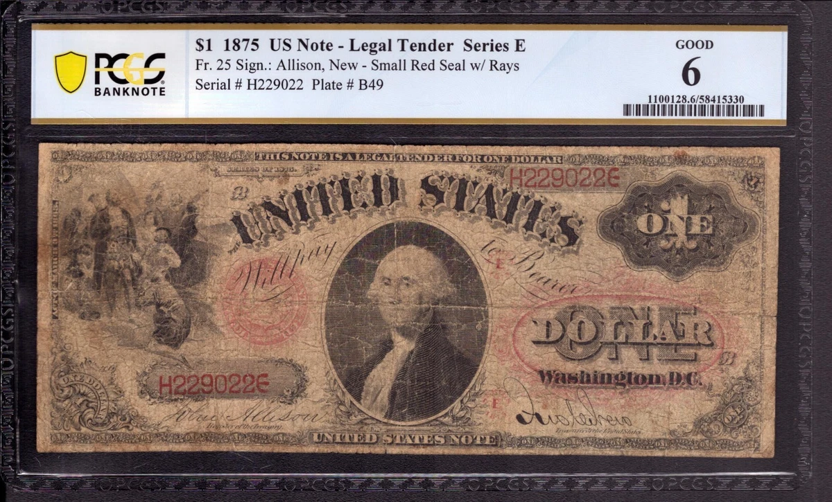 1875 Year United States Large Size Notes for sale | eBay
