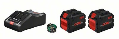 Bosch ProCORE18V Akku-Set 2x12Ah + GAL 18V-160 C Ladegerät 18V