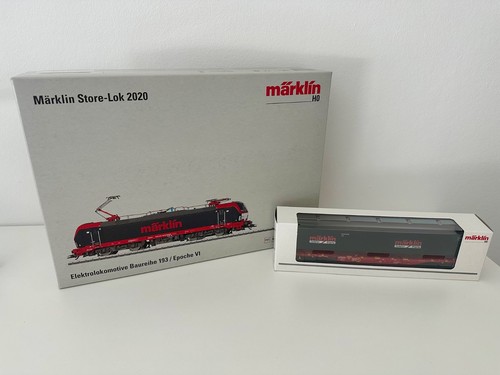 Märklin H0 36161 BR 193 Store Lok 2020 + 47133 Container-Tragwagen Sgns 691 2020 | Condition: Neu
