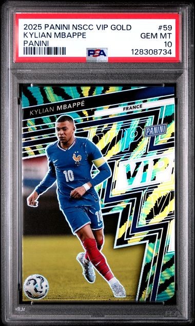 2025 Panini National VIP Gold Kylian Mbappe France PSA 10