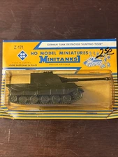 Roco Minitanks Z-171 1/87 WWII German Tank Destroyer Hunting Tiger NIP