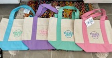 Trader Joe  s Mini Totes pastel 