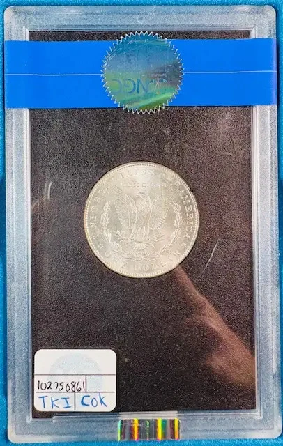 1887 Morgan Silver Dollar NGC MS-63 GSA Hoard OGP RARE! - Image 3 of 4