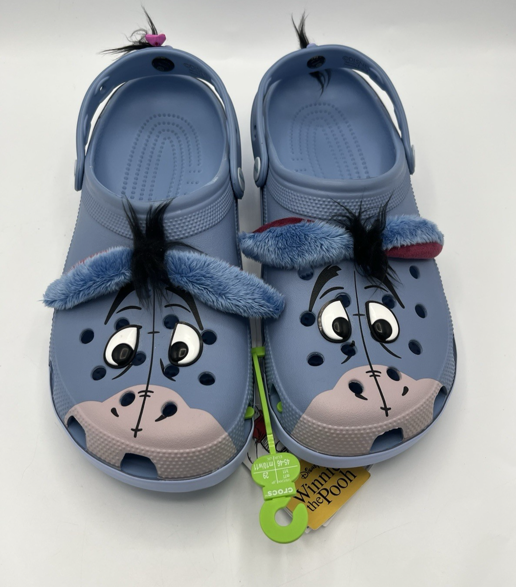 René グレー ピンク ポンチョ Winnie The Pooh x Crocs Eeyore Classic Clog Multi 211093-90H