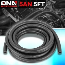 5 Feet 5AN Nitrile Rubber(NBR) Fuel Hose Diesel Gas Line 5/16" Inner Diameter