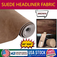 Foam Backed Suede Headliner Fabric Replacement Car Roof Aging/Faded/ 60"x60"