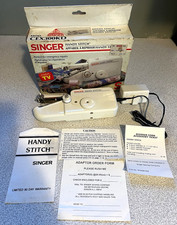 Singer Handy Stitch CEX300KD Portable Sewing Machine Box Adapter Tested Works
