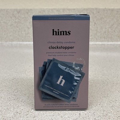 (EXP 09/27) Hims Clockstopper Climax Delay Condoms 8 ct. NIB