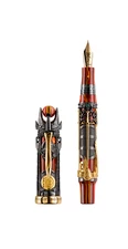 Montegrappa Lord of the Rings Doom LE Fountain Pen Fine 18kt Fine nib MIB