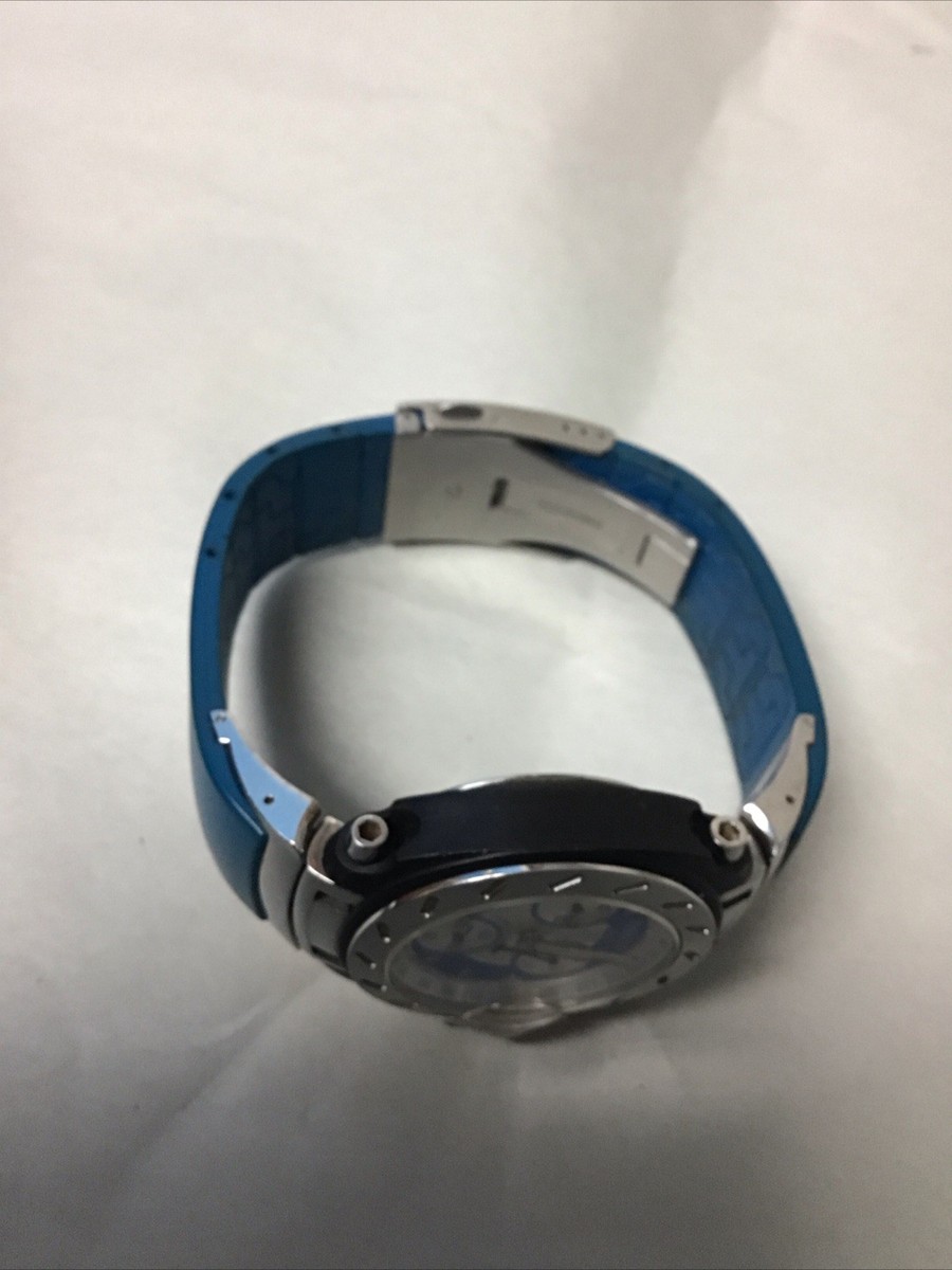 Tissot T-Race T472 Chronograph Blue Dial Men's Watch 45mm Quartz