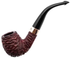 Peterson 2025 Christmas Special Rusticated Finish Medium Bent Billiard Pipe (69)