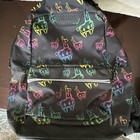 Fortnite Black Backpack Multicolor Llama Print Front Zip Pocket — photo 1