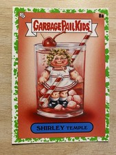2022 Garbage Pail Kids FOOD FIGHT GPK #8a Shirley Temple GREEN BORDER
