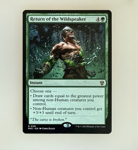 MTG: Return of the Wildspeaker Commander: Murders at Karlov Manor Regular NM - Picture 1 of 2