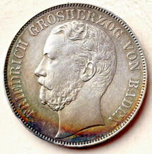 Baden Durlach 1 Taler 1867