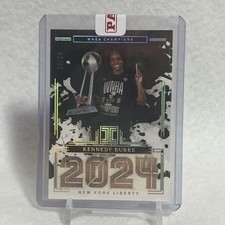 2025 Panini Impeccable Kennedy Burke WMBA CHAMPIONS /24 SSP NY Liberty RARE