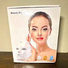 White LED Light Therapy Beauty Mask Device for Face