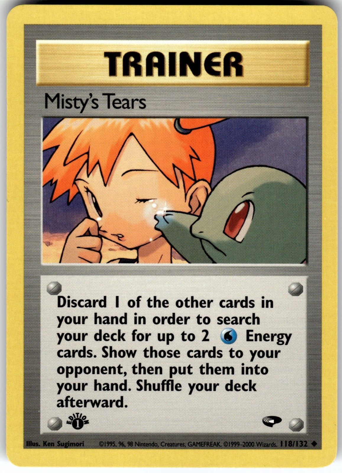 Misty's Tears 1st Edition Gym Challenge 118/132 2000 NM