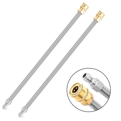 #ad Pressure Washer Extension Wand 2 Pack 17 Inch 17 inches silver yellow $14.51