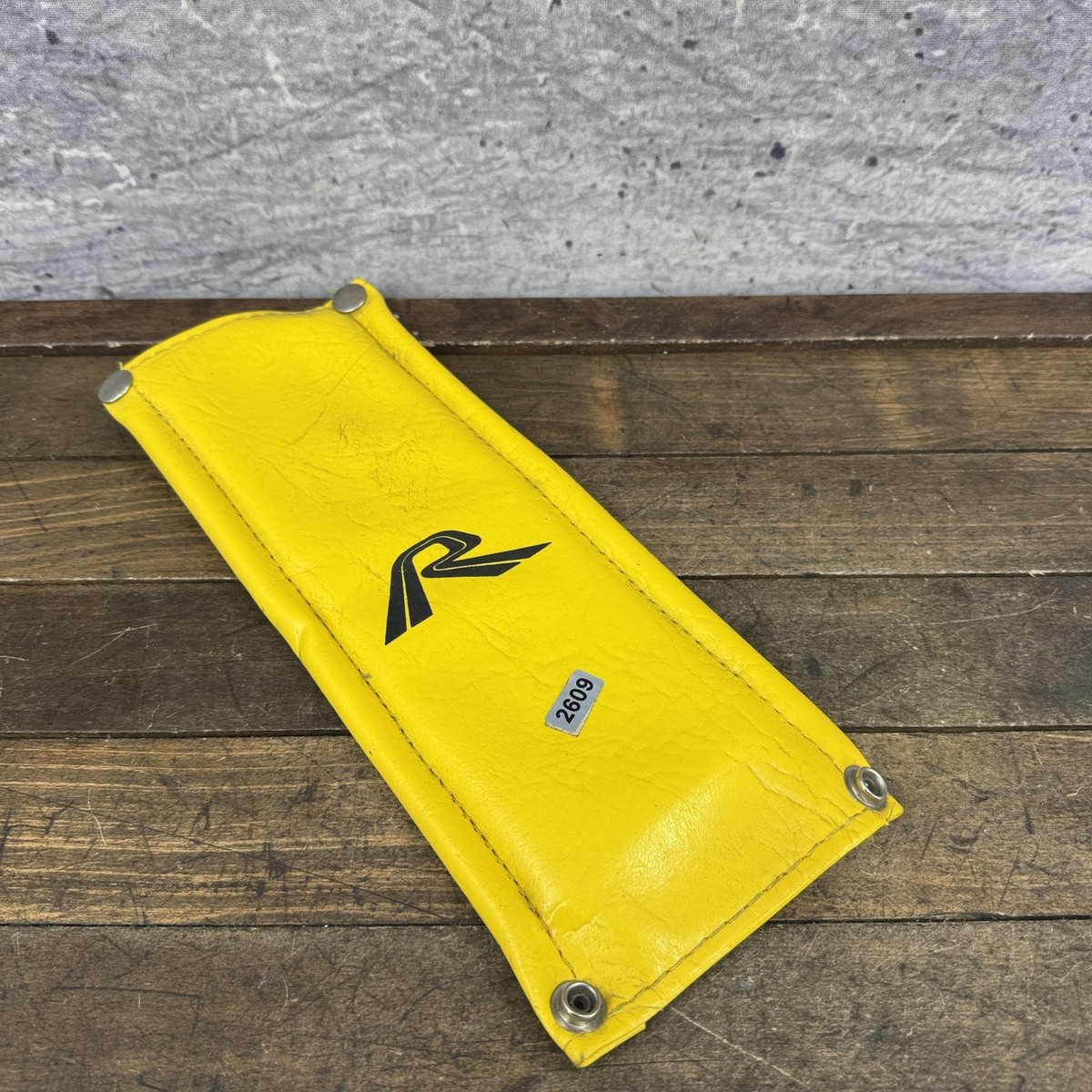 Vintage Raleigh BMX Stem Pad Yellow Snap NOS Foam Old School MX