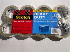 Scotch 1.88 inch X 54.6 Yard Heavy Duty Tape - 8 Rolls