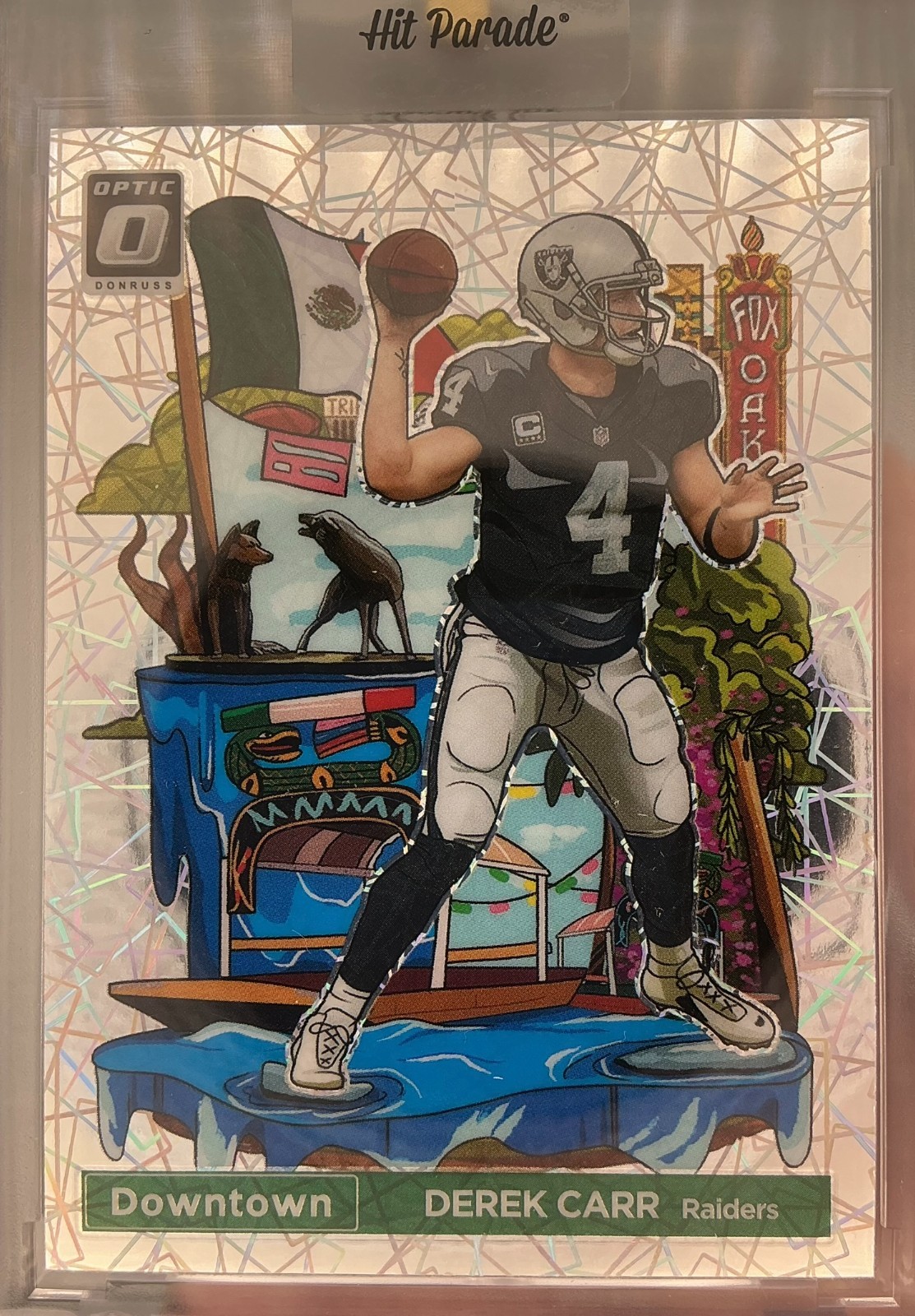 2023 Panini Donruss Optic International Downtown Derek Carr #3