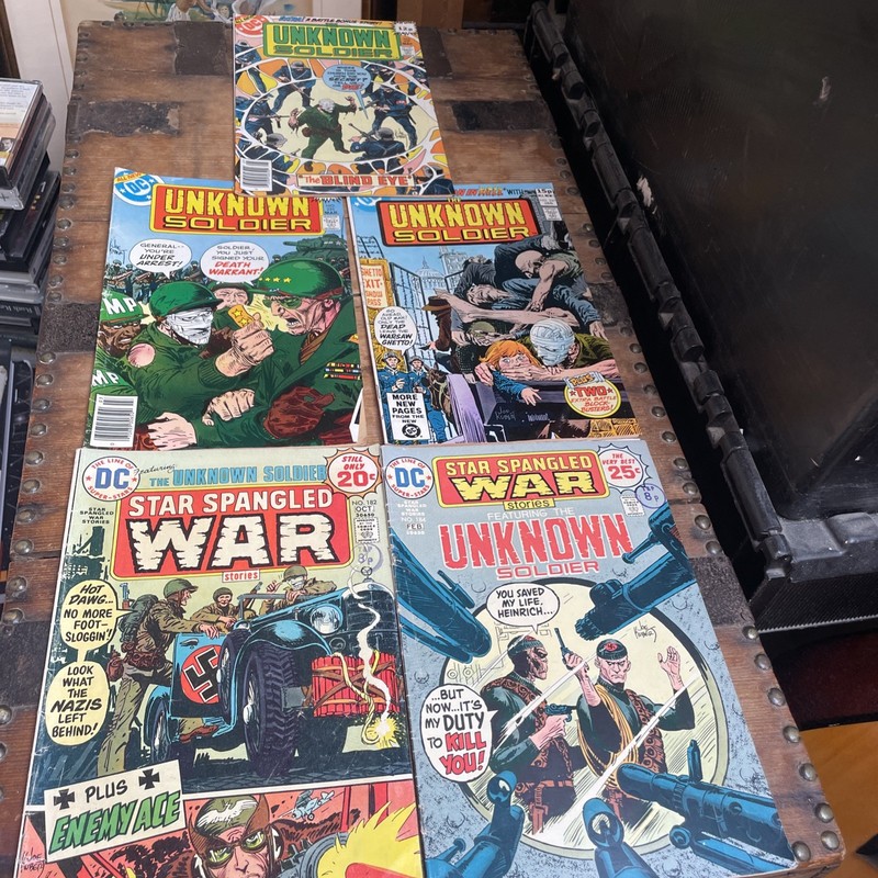 The Unknown Soldier Star Spangled War Comic Job Lot Collection As Seen War WW2