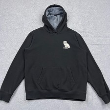OVO Drake Hoodie Men's Large Black Lined Heavy Sweatshirt Octobers Very Own Owl