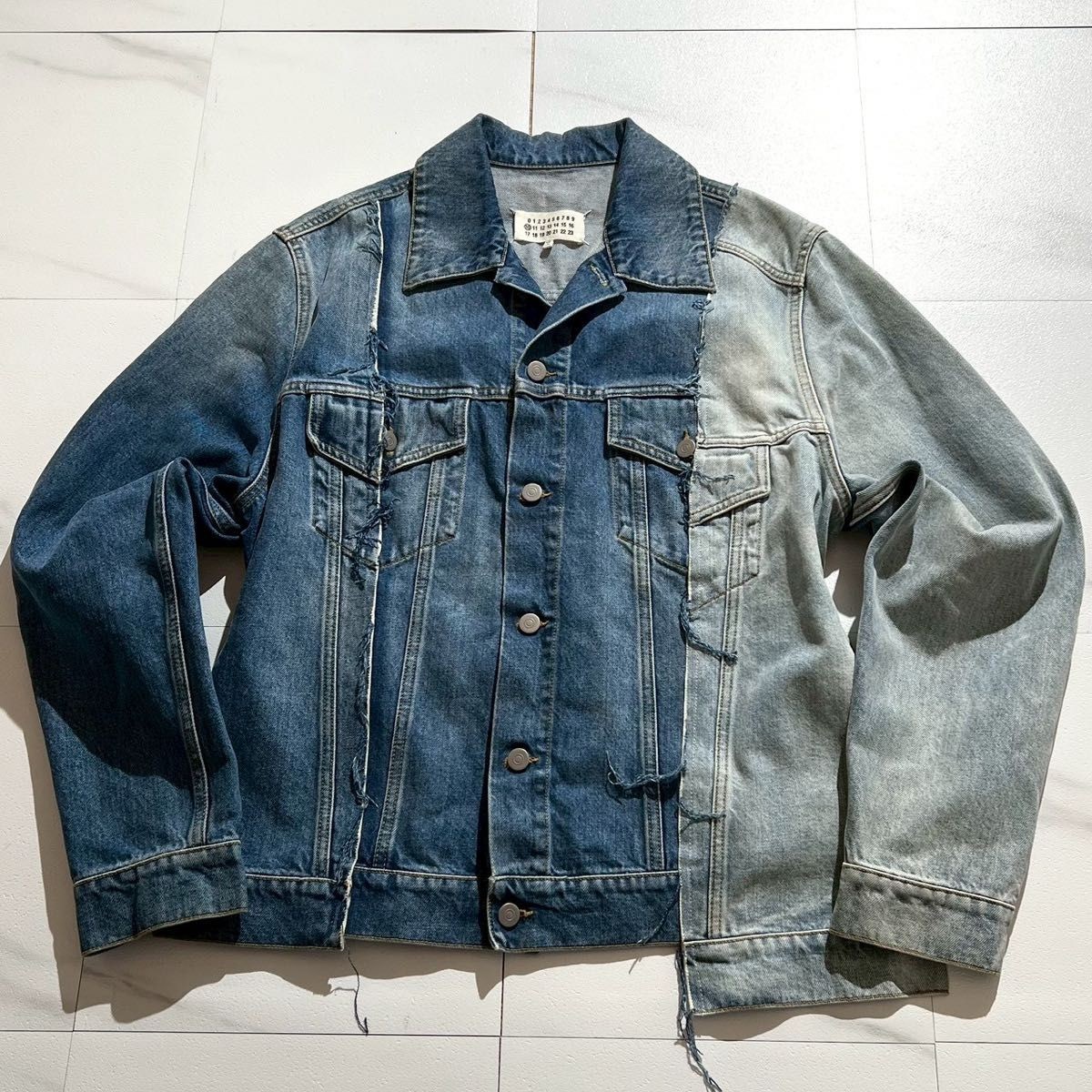 Maison Margiela Reconstructed Patchwork Denim Jac… - image 1