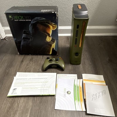Xbox 360 Halo 3 Special Edition With Box *MINT* *WORKING* *UPGRADED HDD*