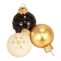 Glas-Christbaumkugeln Mit Filigranen Verzierungen FüR Edle Weihnachtsdeko, 9