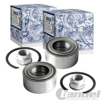 2X Vaico RADLAGER-SATZ Vorne Passend FüR Alfa Romeo 156 Fiat Bravo Doblo Stilo