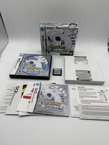 Pokémon SoulSilver Version Nintendo DS with Pokewalker Mint Condition