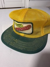 Vintage Dekalb Agri Seed Patch Mesh K Brand USA Trucker Snapback Hat READ 