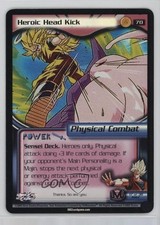 2003 Score Dragon Ball Z CCG - Buu Saga Foil Heroic Head Kick #70
