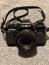 Minolta X-700 MPS Black Camera Body with MD 50mm Lens Japan