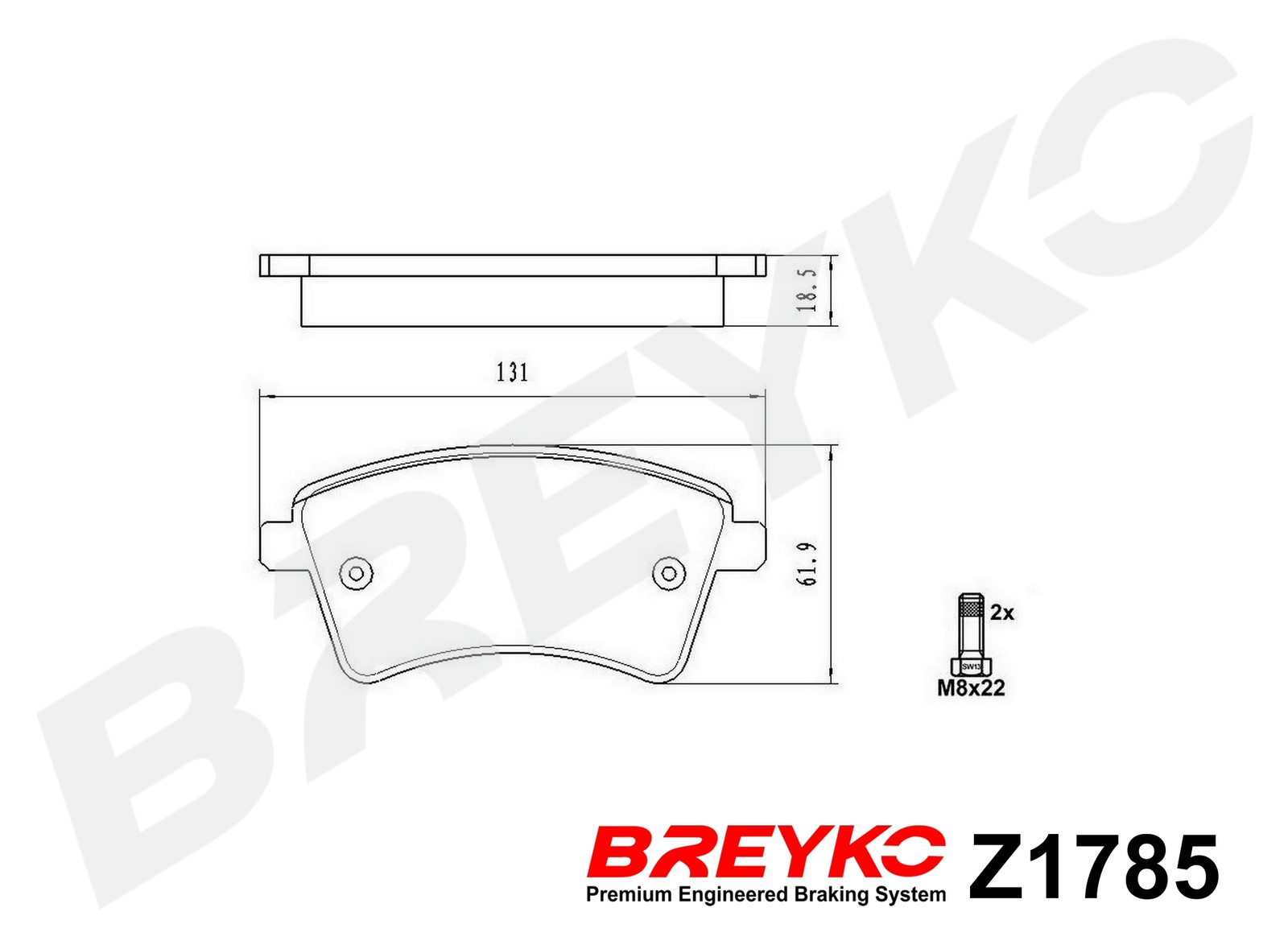 Fits VASCO BREYKO Z1785 PADS Z  ⭐UK Stock⭐