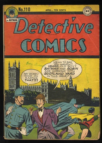 Detective Comics #110 VG 4.0 DC Comics 1946