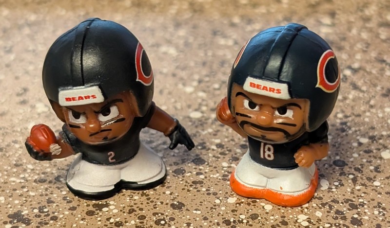 NFL Teenymates Chicago Bears DJ Moore (2025 Series) Caleb Williams (2026 Series