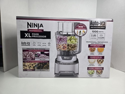 #ad Ninja Professional 12 Cup XL Food Processor Platinum Silver Auto IQ Proff $109.99