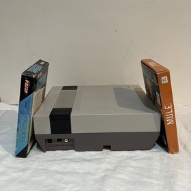 Nintendo NES Console NES-001 Bundle-MULE Cib Silent Service Cib Contra No box Re