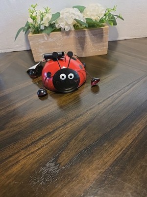 Dangling Metal Lady Bug Hanger