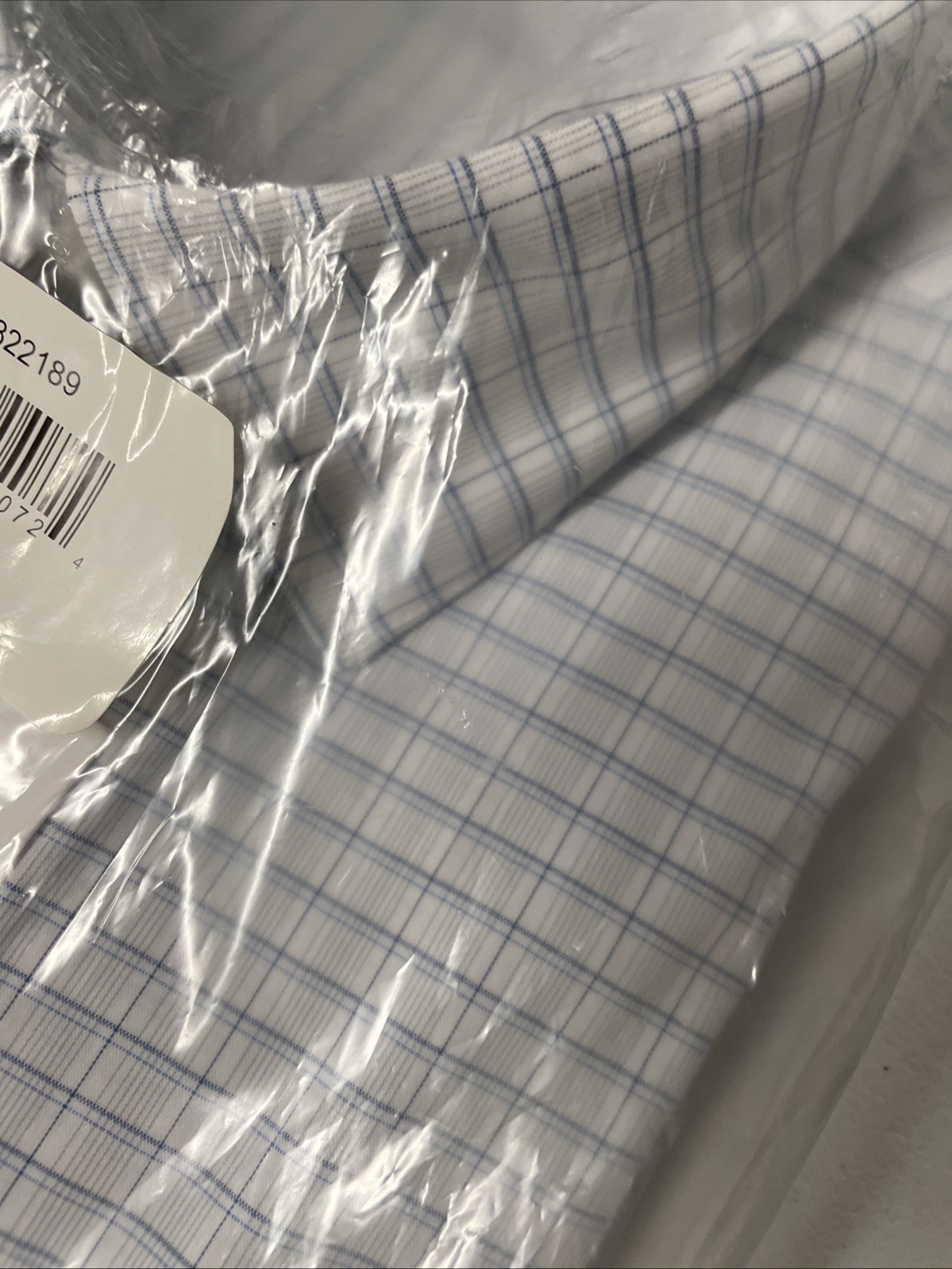 CALVIN KLEIN TECH Active Stretch Dress Shirt Regular L 16-16.5 WHITE/BLUE 32/33 thumbnail 8