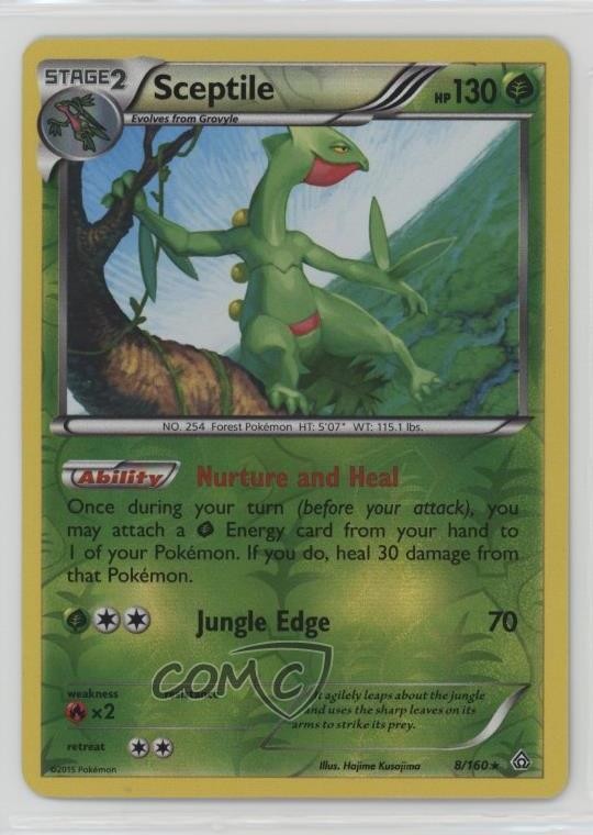 Sceptile Reverse Foil Pokémon XY Primal Clash #8