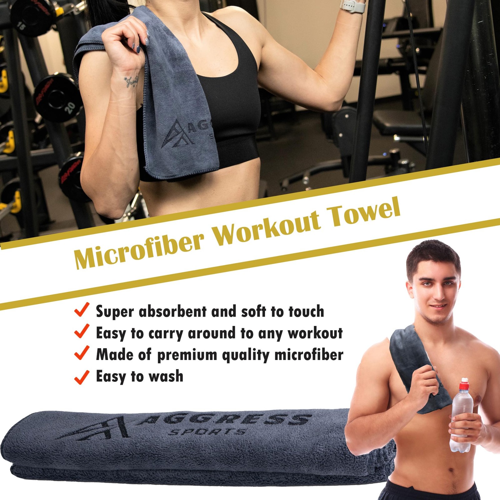 Premium Barbell Pad Set for Hip Thrusts - Squat Pad for Barbell Lunges, Bench...