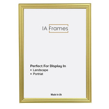A1 A2 A3 A4 A5 Modern Thin Gold Colour Picture Frame Photo Frame Poster Frames