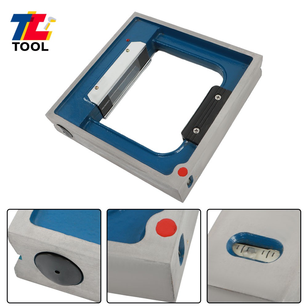 8" X 8" X 1-9/16" Precision Frame Spirit Balance Level  0.0002"/10" Accuracy thumbnail 4