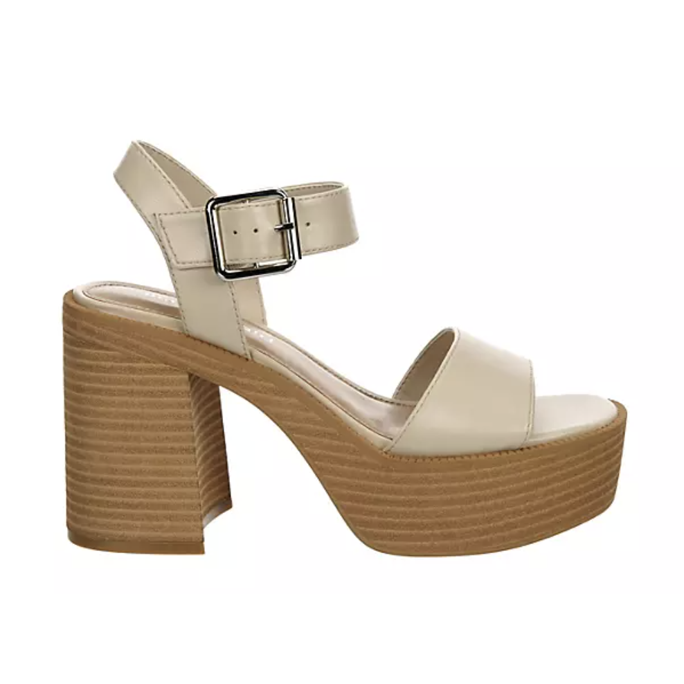 NEW Madden Girl Grandview Heeled Platform Block Heel Sandal Womens 11