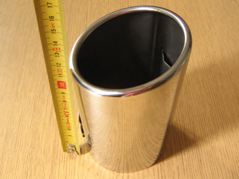 Cola de Escape Tuning Tubo de 88mm Universal y para Audi - Imagen 3 de 4