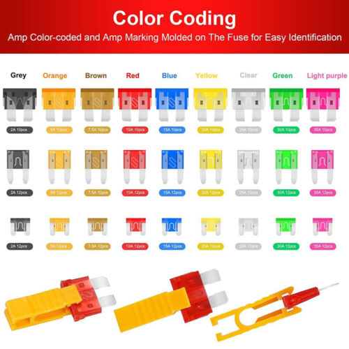 306PCS Assortimento Fusibili Lama Auto Kit Assortito Set Lama Auto Camion Auto US - Foto 2 di 13